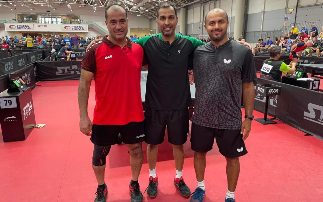 أنطلاق بطولة العالم للرواد   ITTF روما  2024