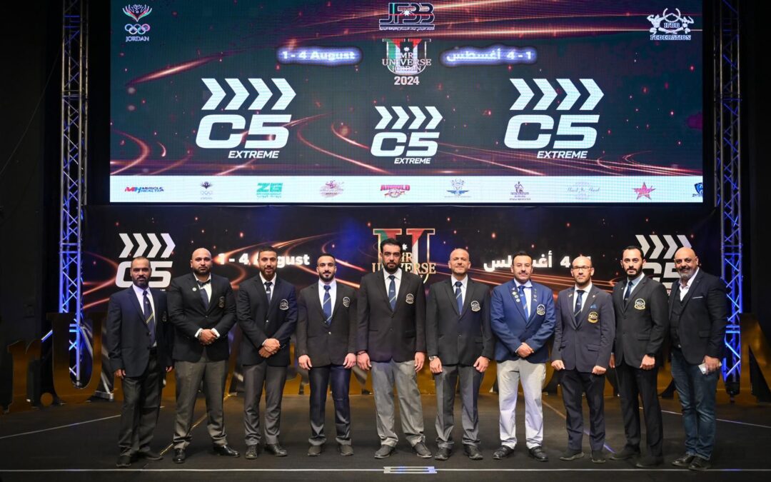 مشاركة ناجحة للحكم السعودي هاشم المسعري في بطولة مستر يونيفرس الأردن