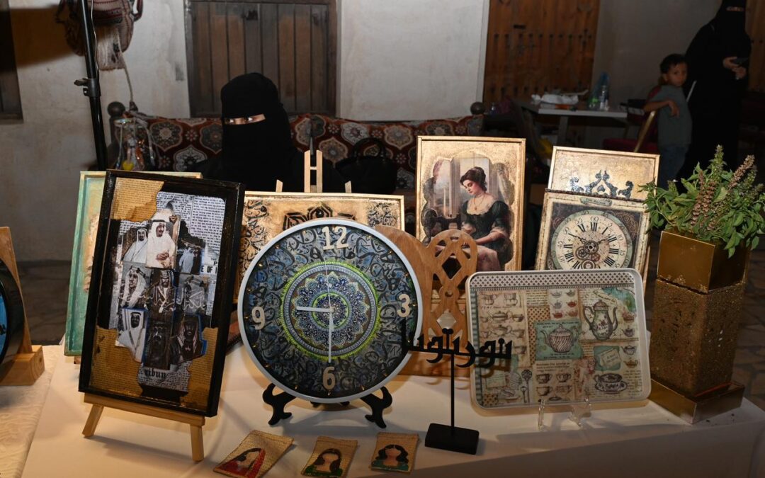 معرض “سنع” يبهر الزوار بـ 15 ركن حرفي لجمعية إصرار بالأحساء
