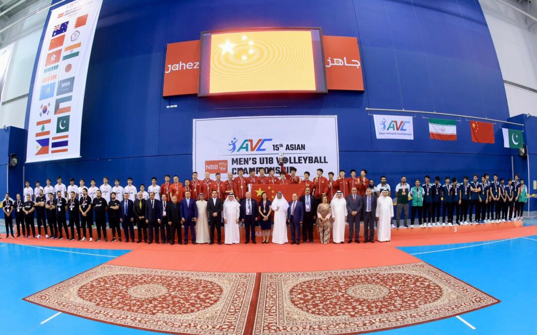 بعد التغلب على إيران في ختام المعترك القاري تحت سن 18 عاماً.. “عسكر ويرميك والحلواجي” يقلدون الطائرة الصينية باللقب الآسيوي الأول