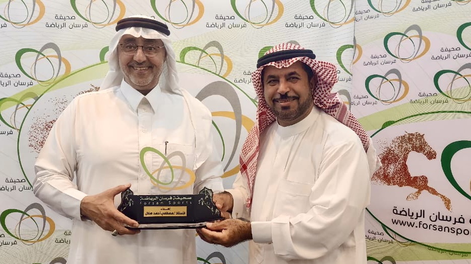 رئيس نادي الإبتسام  في ضيافة فرسان الرياضة