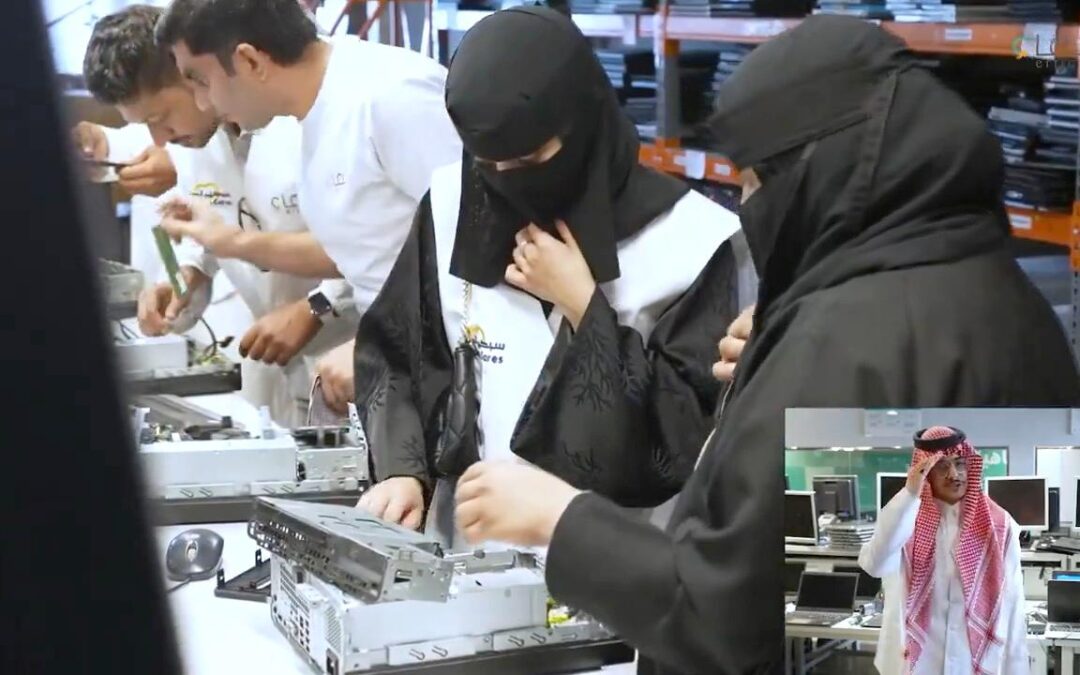 صم الشرقية يشاركون في إعادة تأهيل أجهزة الحاسب الآلي  