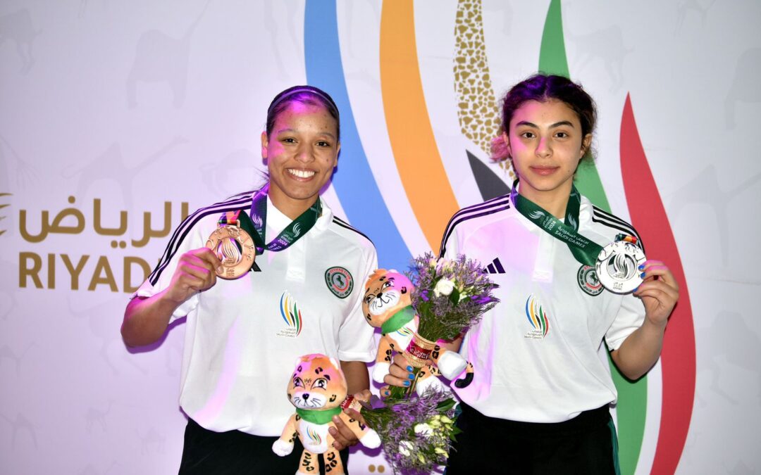 سيدات الاتفاق سها و آية.. يرفعن رصيد الاتفاق إلى 6 ميداليات في دورة الألعاب السعودية