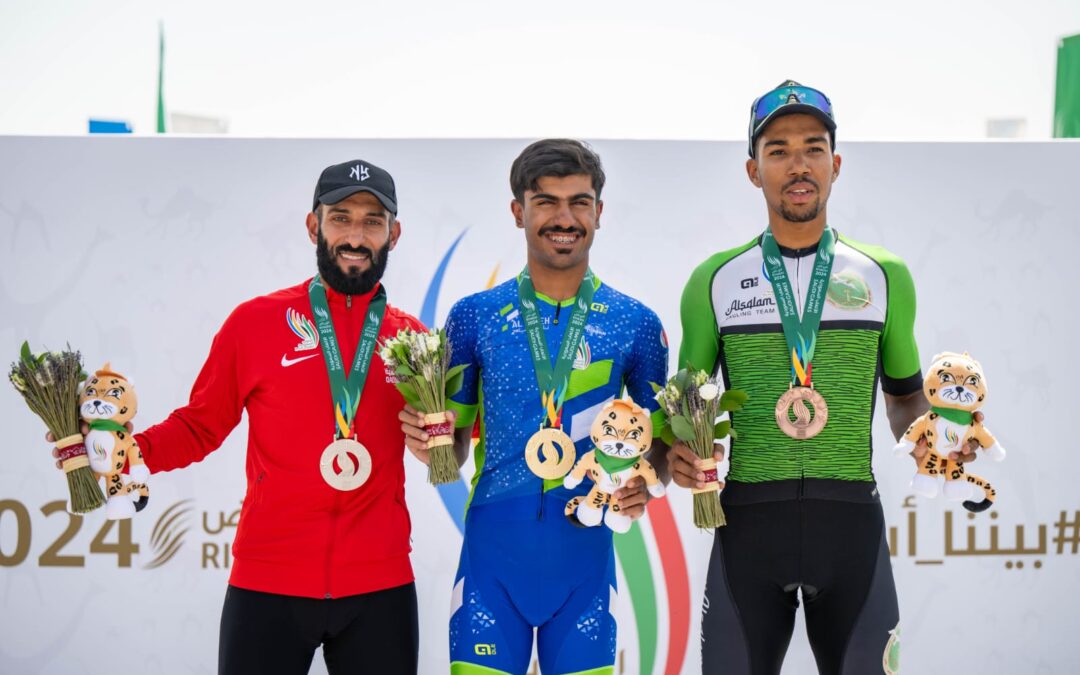 العيسى واليسا يتوجان بذهبية الدراجات