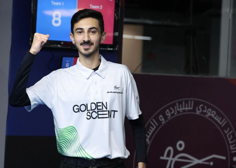 الغامدي يتوج بذهبية العرب في بلياردو الناشئين