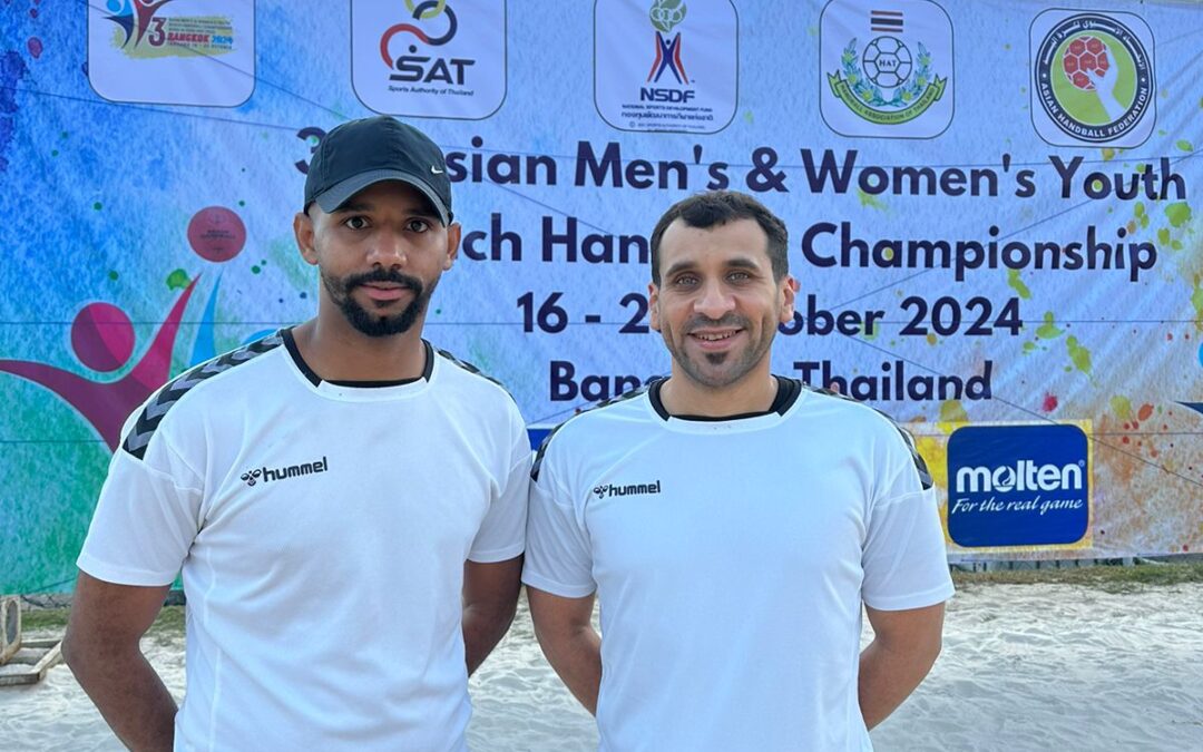 المختار والنخلي يمثلان التحكيم السعودي في آسيوية اليد الشاطئية