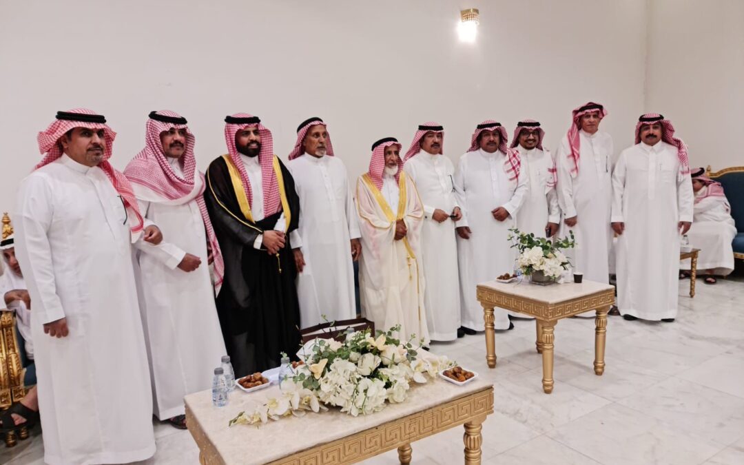 العدواني والبشيري يحتفلون بزواج ” المهندس أحمد ” في بالدمام