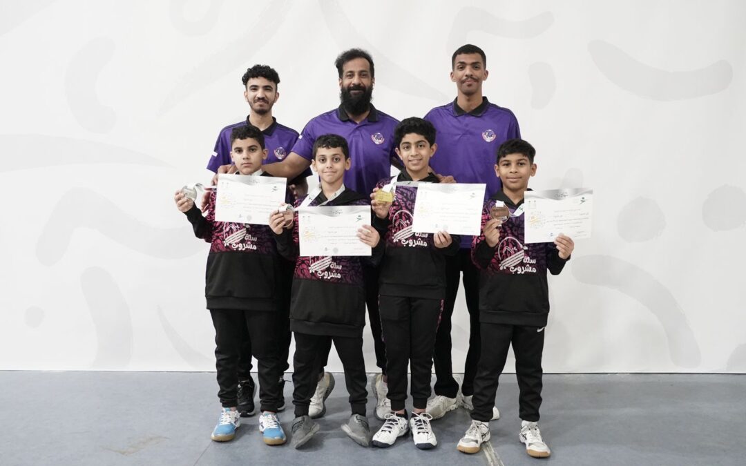 أبطال الوردي يسيطرون على ذهب المملكة في بطولة المملكة للمبارزة تحت 13 عامًا