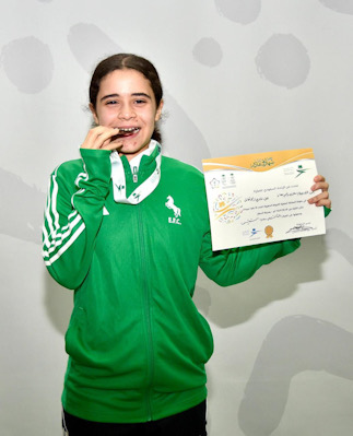 ملك تخطف برونزية بطولة المملكة لسيدات المبارزة