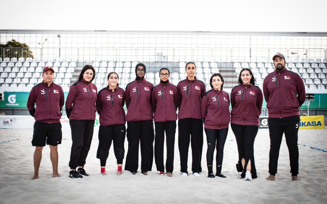 بطولة غرب آسيا للكرة الطائرة الشاطئية تحت 20 سنة للسيدات تنطلق في الدوحة مع فعاليات تدريبية للأطفال وحضور رسمي رفيع