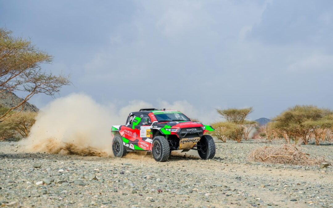 الراجحي يتغلب على تحديات عقيل ليتصدر رالي جدة تويوتا بعد انتهاء المرحلة الأولى