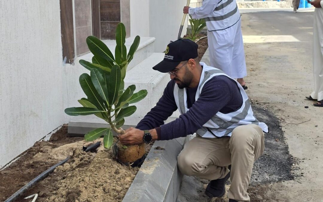 مركز التنمية الاجتماعية بمحافظة القطيف يطلق مبادرة “غرس 3” لتشجير واجهات المنازل