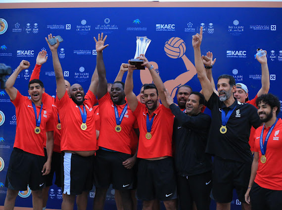 القادسية بطل كرة الماء الشاطئية المفتوحة