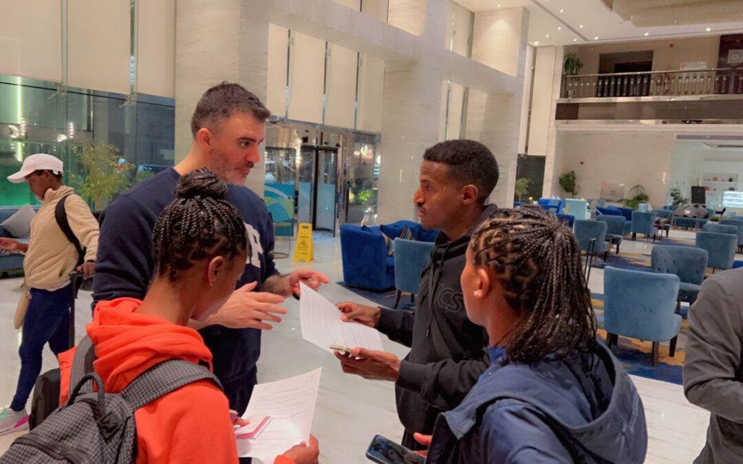 للمشاركة في سباق الشرقية الدولي (٢٦) وصول العدائين الدوليين يكتمل غداً الجمعة فجراً والمؤتمر الصحفي يعقد الساعة ٤ عصراً