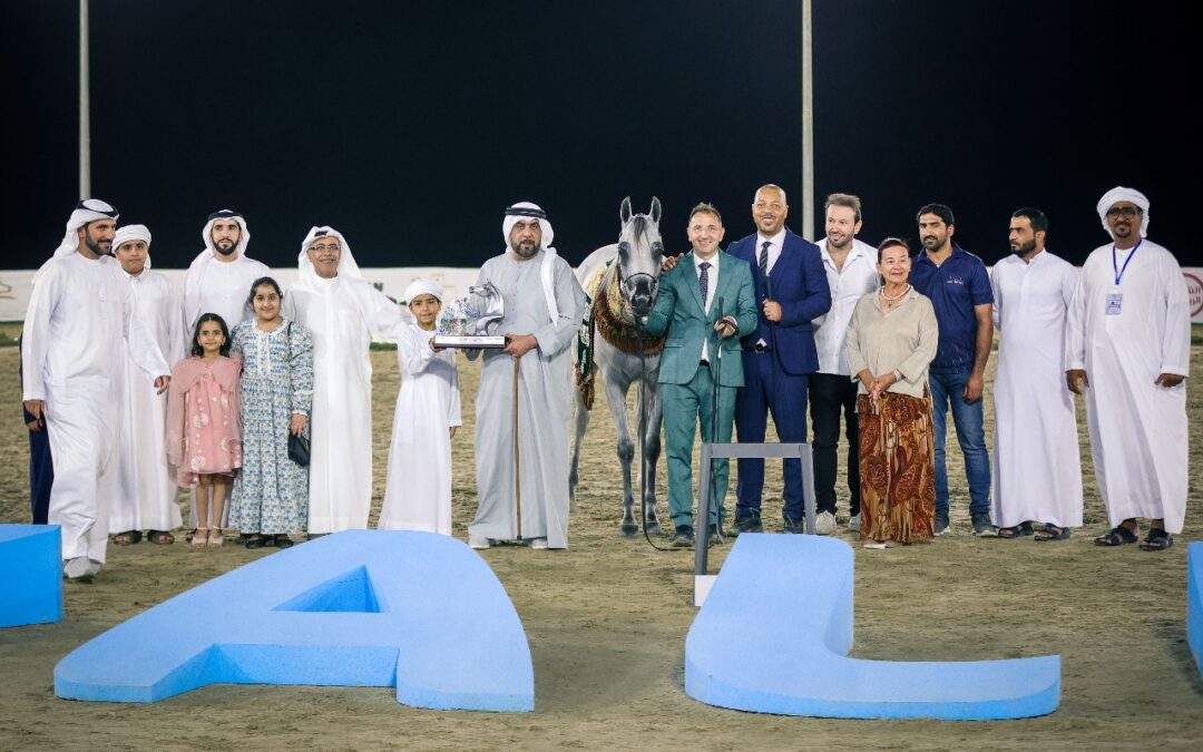 ضمن مهرجان الشارقة كلباء السادس للجواد العربي 2024..     المرابط الوطنية تتقاسم المعادن النفيسة للمهور والمهرات