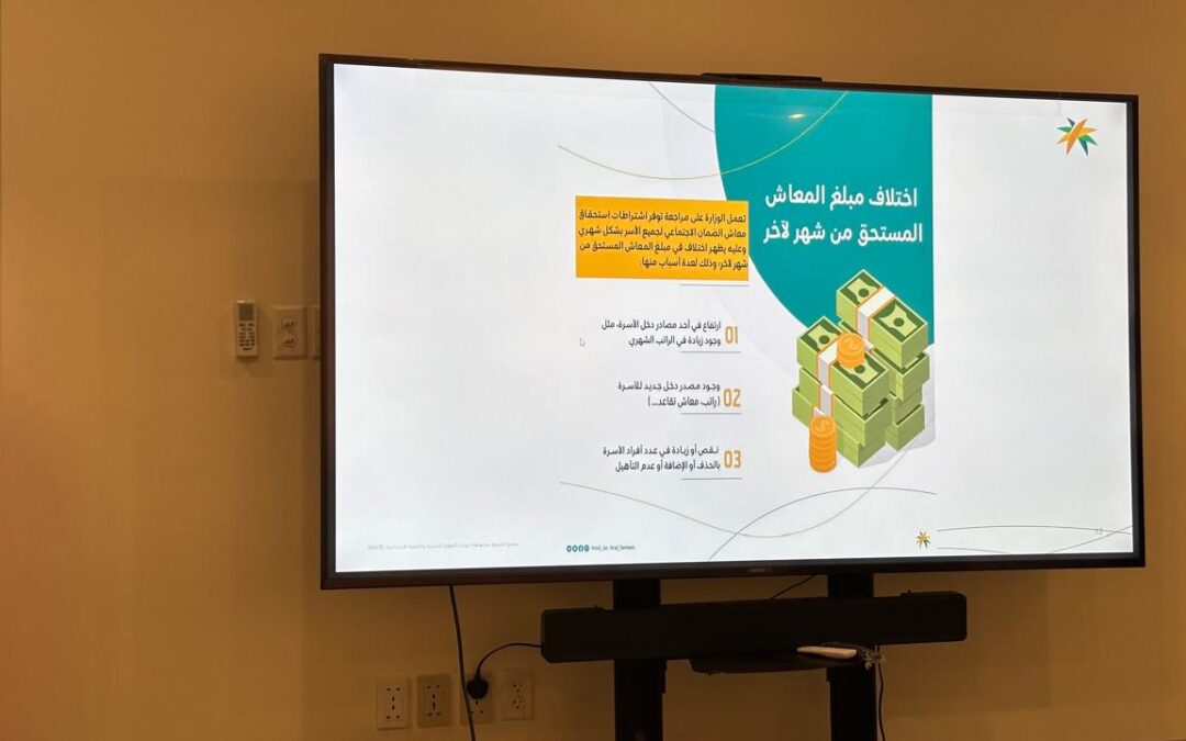 مكتب ضمان الدمام يشارك الخبرة والمعلومات في  لقاءات ضمانية بالتعاون مع جمعية أفق