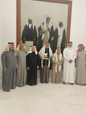 بحضور الوزير الدكتور عبد العزيز المانع في الدوحة .. أسرة المانع تحتفي بفوز الياقوت بجائزة الإتحاد العربي للثقافة الرياضية على مستوى الوطن العربي