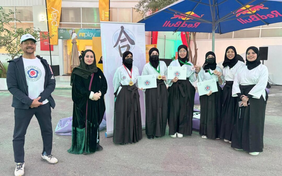 زارع وال الشيخ يتوجا بطلات دوري السيدات للايكيدو