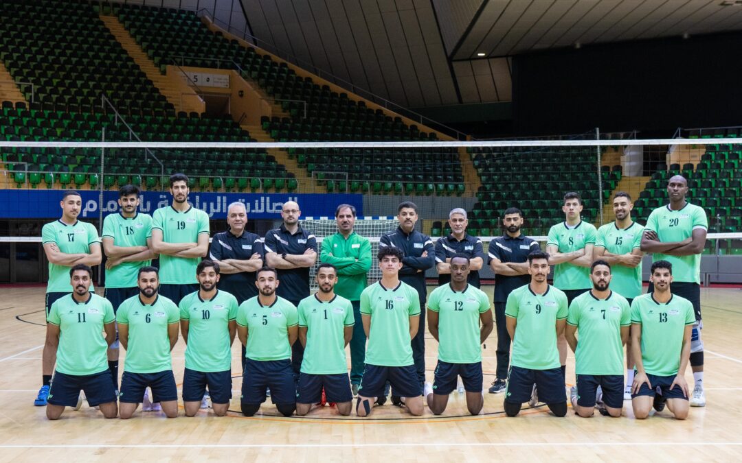 اخضر الطائرة يواصل تدريباته استعداداً  لبطولة غرب اسيا