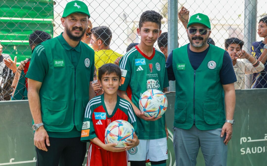المطوع والمالكي ضمن مبادرات الأندية في “مخيم الزعتري”