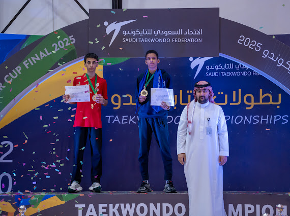 القادسية يحرز 7 ميداليات في بطولة السوبر للتايكوندو