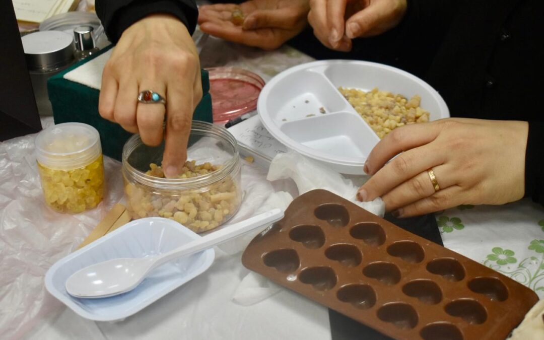 تمكين ضمان الدمام .. 35  مستفيدة يتأهلن لصناعة بخور اللبان والمستكة والدخول لسوق العمل الحر