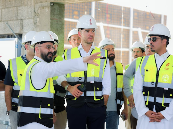 القادسية يقترب من استكمال مشروع مبنى الأداء العالي بنسبة إنجاز 80%