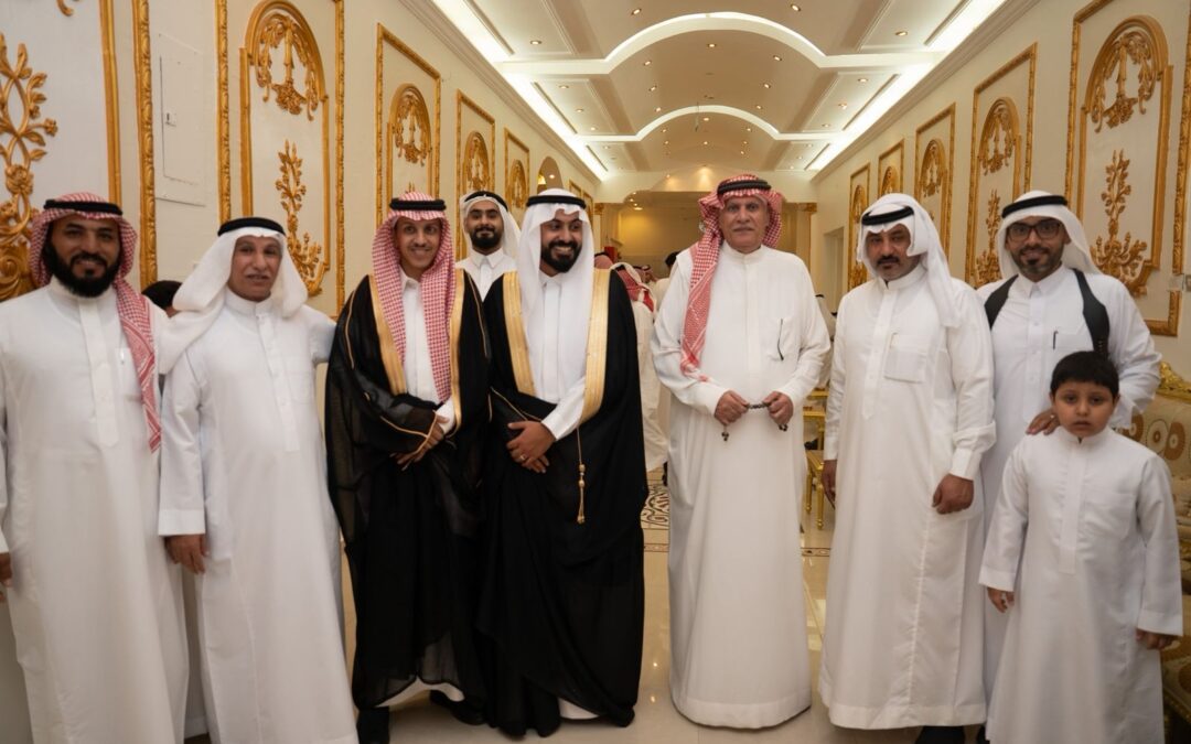 أبناء المرحوم حامد بن حميدي الزهراني يحتفلون بزواج شقيقهم ” أحمد ”  