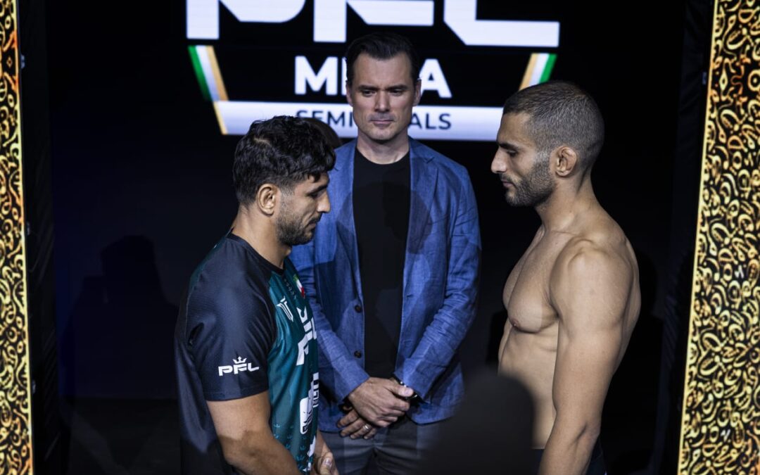 المقاتلون يتخطون مرحلة الميزان استعداداً لنصف نهائي بطولة PFL MENA في الرياض