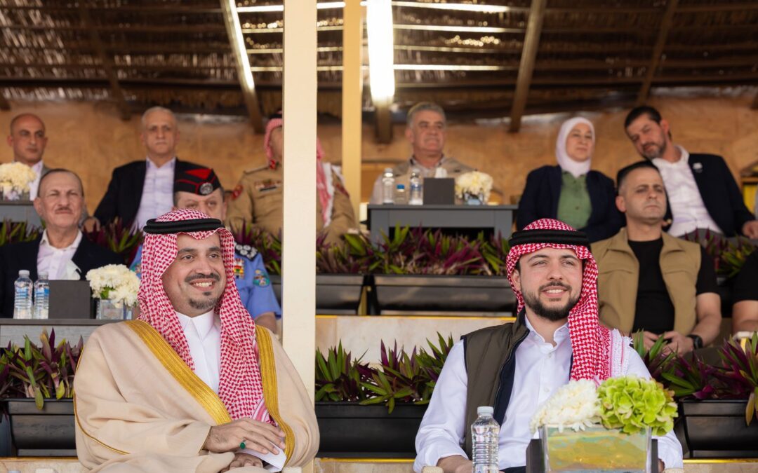 ولي العهد الأردني يتوج المنتخب السعودي بلقب كأس العرب للهجن