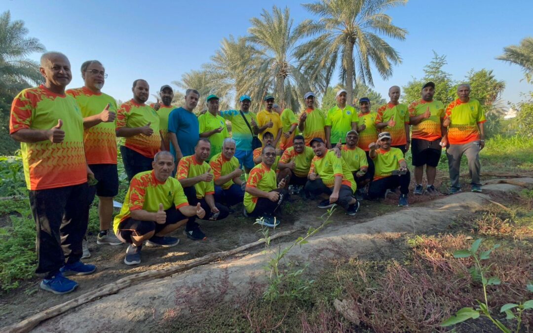 فعالية يوم الجمعة لفريق مشاة قطيف المحبة..أمشي  في ديرتي “ شوارع ومزارع القديح”