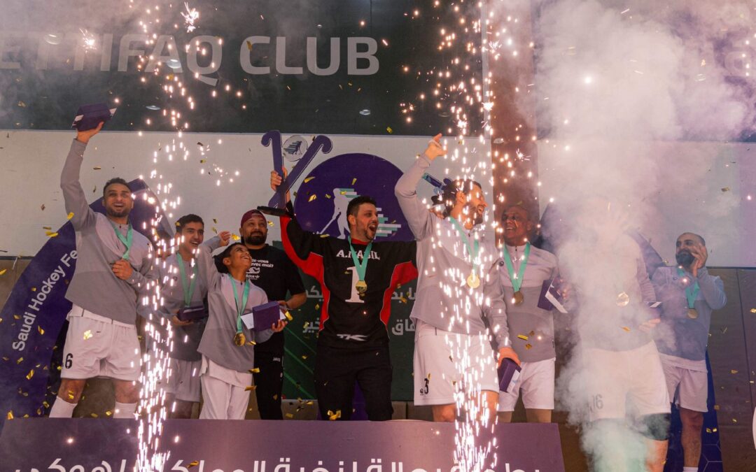 صقور نجد يتوج بالذهب في بطولة رحالة لنخبة المملكة 2025 للهوكي