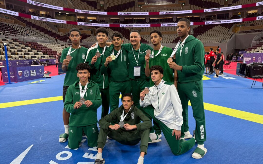 المنتخب السعودي للتايكوندو يحصد الذهب في بطولة قطر الدولية