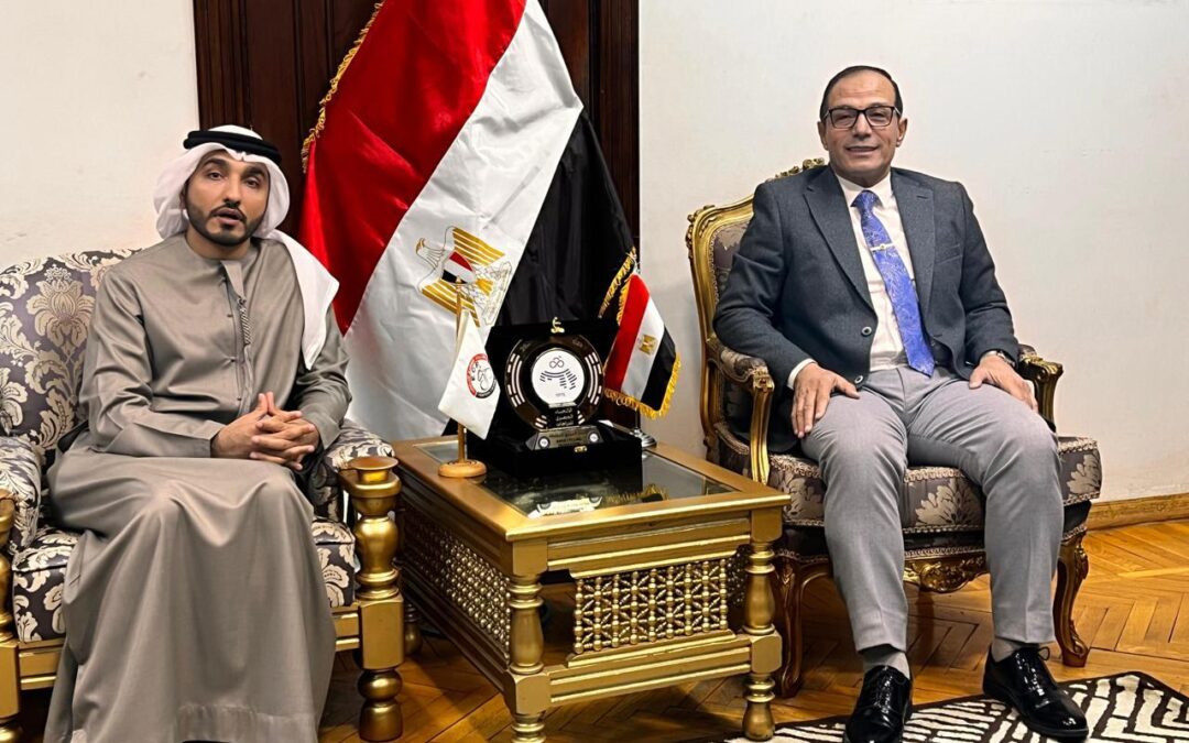 رئيس الإتحاد العربي للدراجات يلتقي رئيس الاتحاد المصري للدراجات