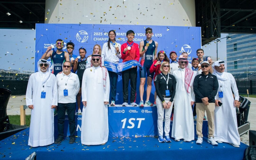 بن جلوي توج ابطال آسيوية الترايثلون بجدة