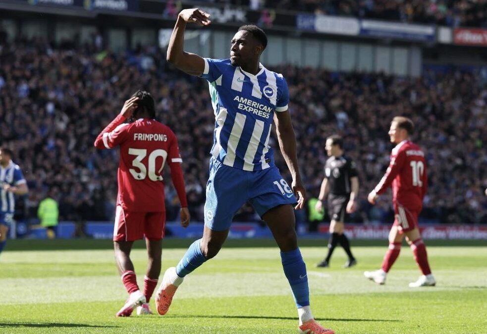 ثنائية ويلبيك تسقط ليفربول وتشعل طموح برايتون