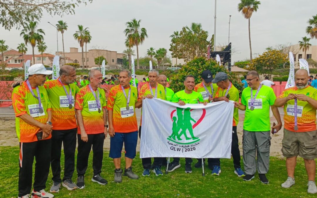 فريق مشاة قطيف المحبة يشارك في سباق الجبيل الصناعية بـ 24 مشاركًا