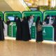 نادي الخليج يشارك في مبادرة «حياكم الله» لتفويج الحجاج بمطار الملك فهد الدولي