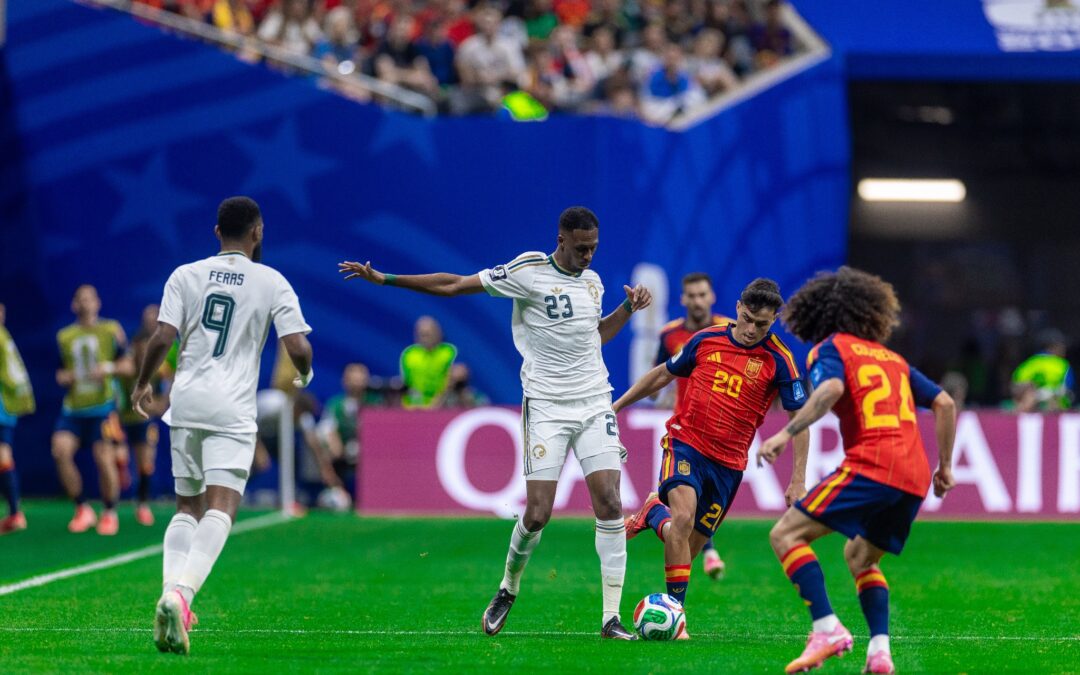 خسارة قاسية وغير متوقعة… الأخضر ينهار أمام إسبانيا 4-0