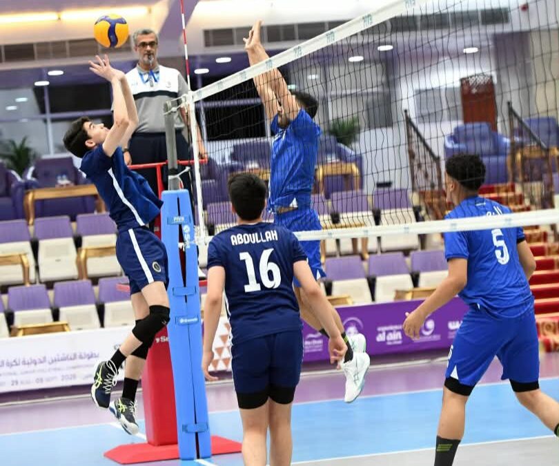 العين والنصر البحريني والريان يحققون الانتصار في دولية الناشئين للطائرة