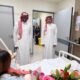 رئيس اتحاد التايكوندو والمدير التنفيذي يطمئنان على اللاعبة صباح عسيري