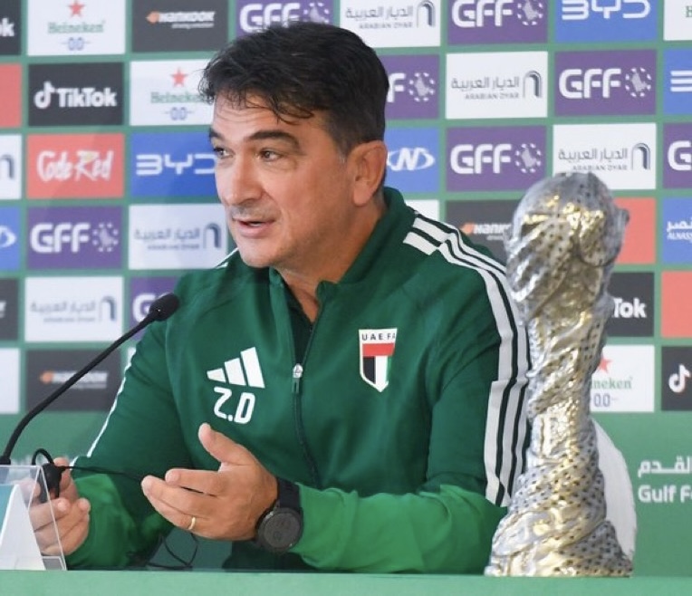 مدرب المنتخب الإماراتي: سنواجه أحد أقوى منتخبات البطولة ونسعى لتحقيق لقب “خليجي 27”